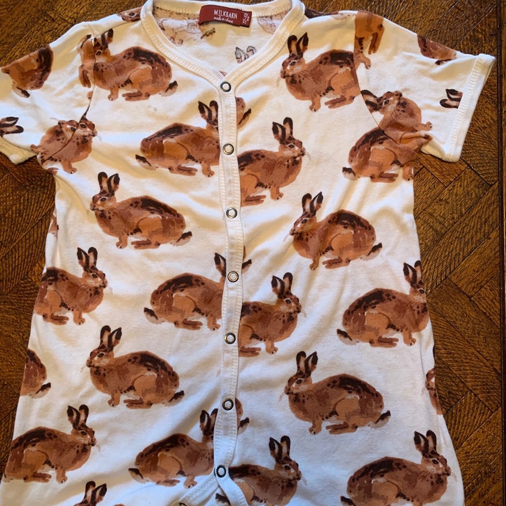 Bunny Organic Cotton Shortall